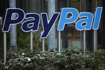 PayPal's familiar logo attracts customers.